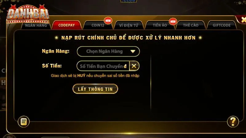 nạp tiền Hitclub Cách thức nạp tiền Hitclub bằng Code Pay