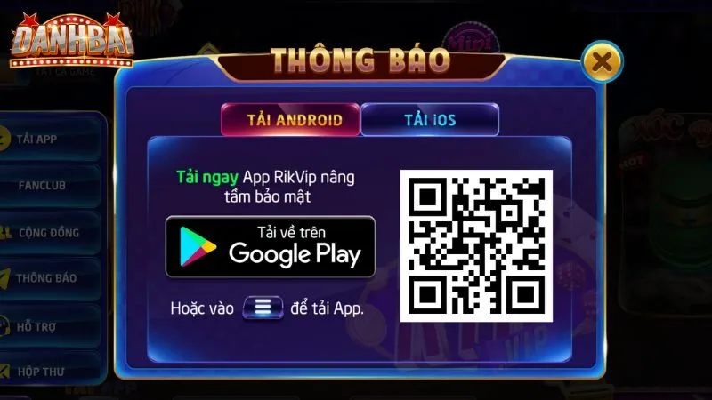 tải app Rikvip Hướng dẫn tải và cài đặt app cho Android